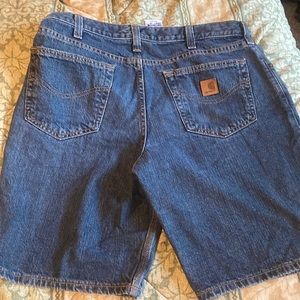 Carhartt Jean shorts 34” waist like new